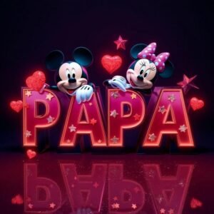 Papa name dp minimal aesthetic mood