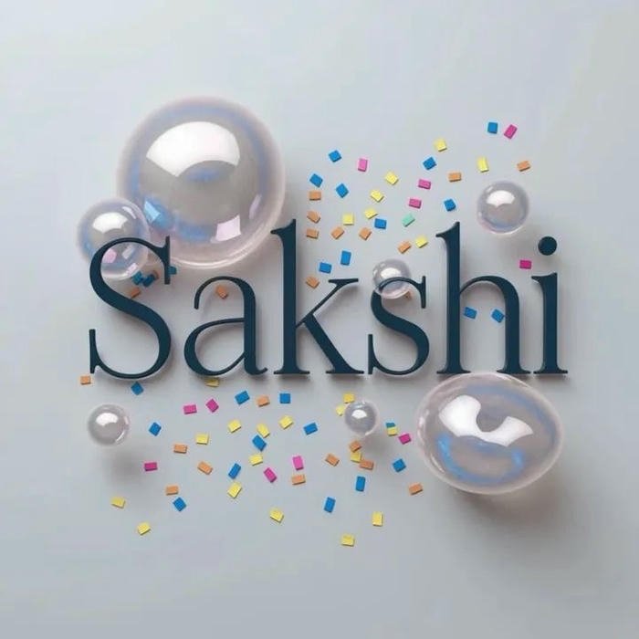 Peaceful aura portrait sakshi name dp