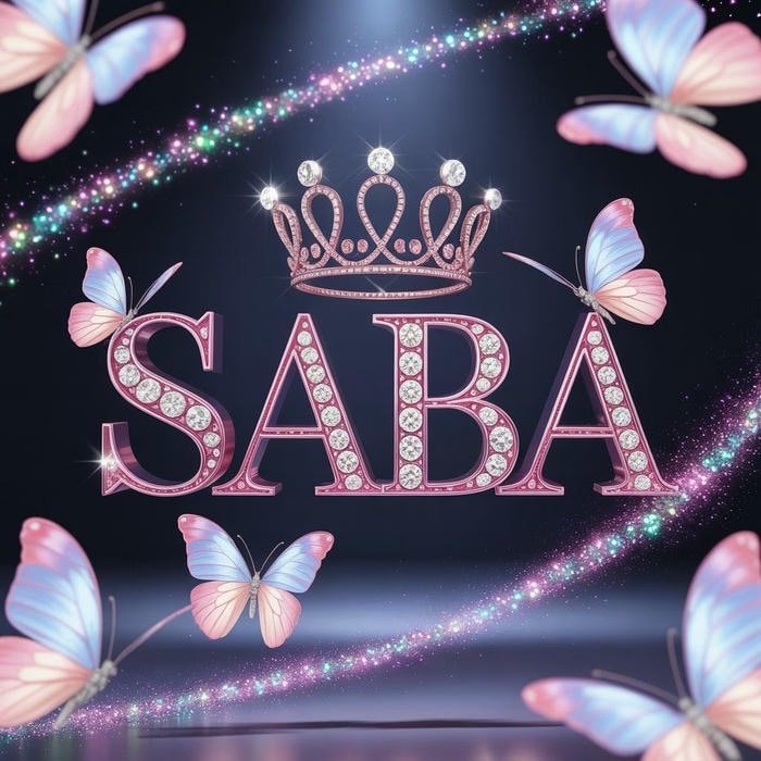 Peaceful smile aesthetic saba name dp look