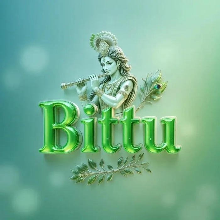 Premium luxury royal look bittu name dp