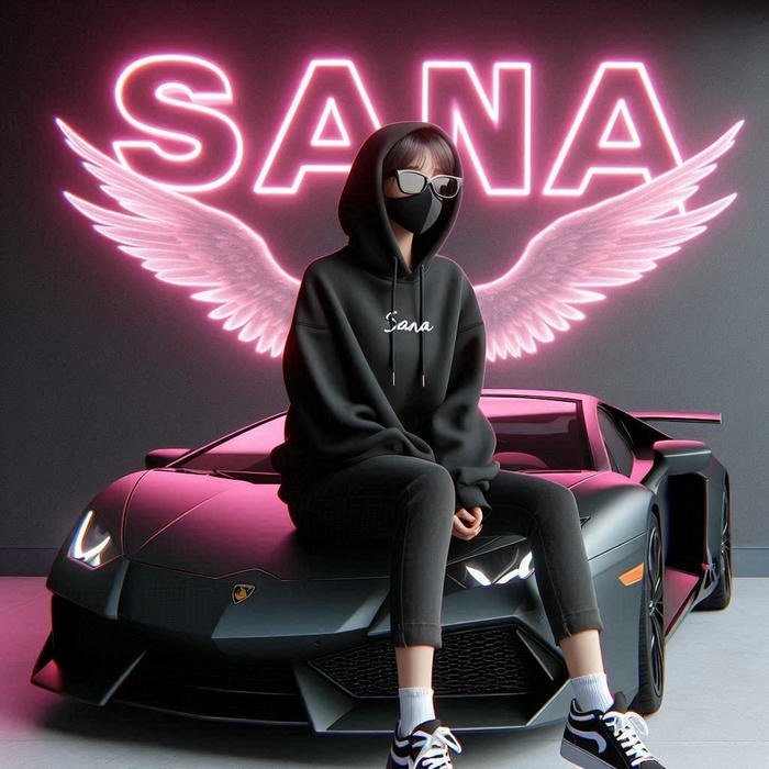 Princess mood sana name dp soft