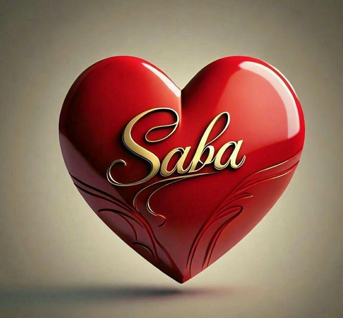 Pure heart smile saba name dp look
