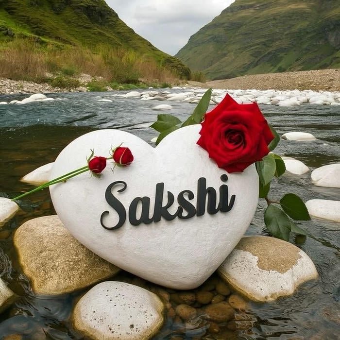 Romantic rose tone dp sakshi name