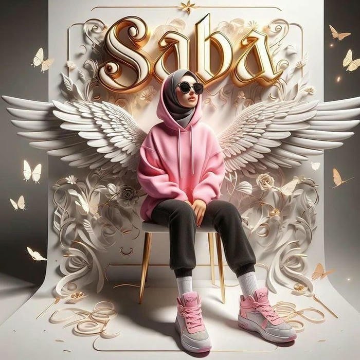 Romantic soft focus saba name dp mood