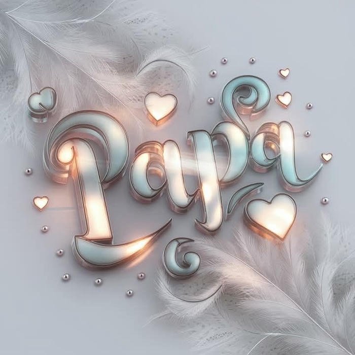 Royal touch Papa name dp design