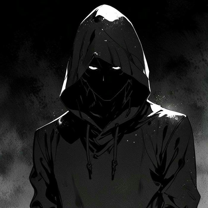 Sad boy dp hd mysterious hooded figure in dark shadows