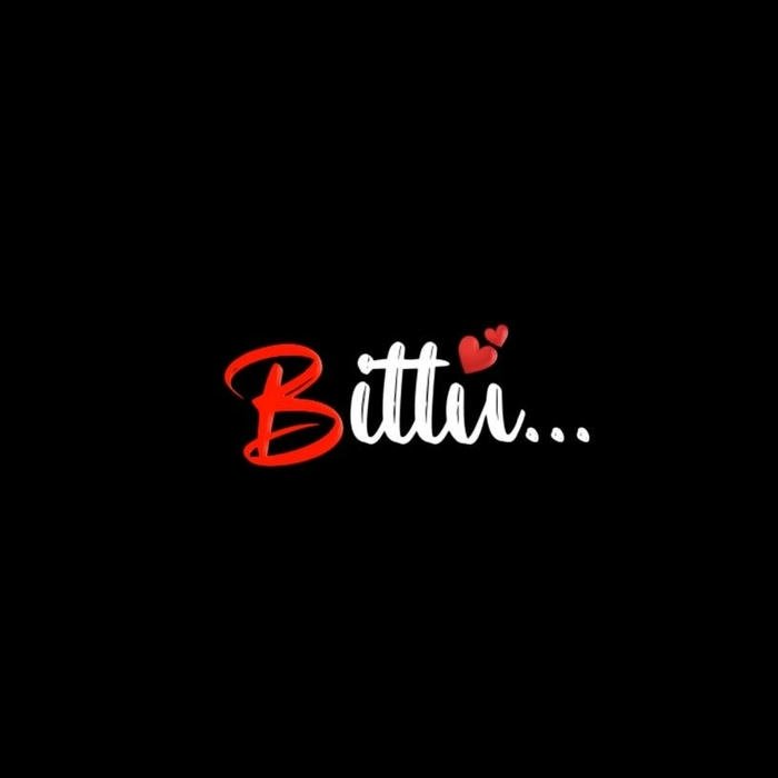 Shiny glitter sparkle effect bittu name dp