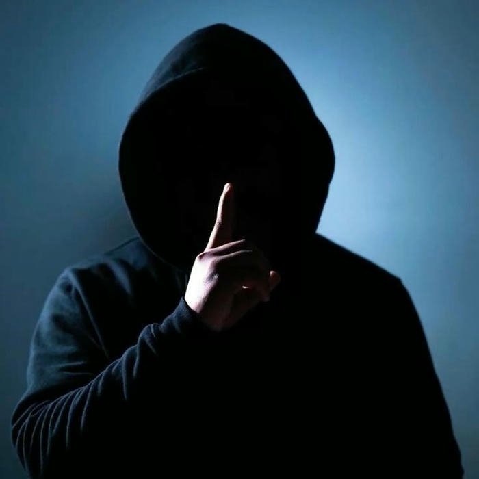 Silent boy dp mysterious hooded figure face hidden dark
