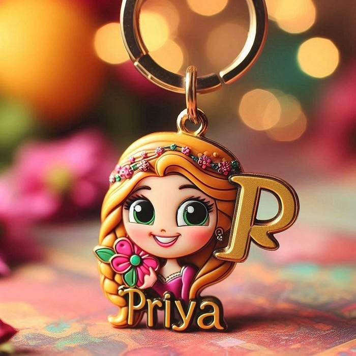 Soft lighting enhances priya name dp portrait