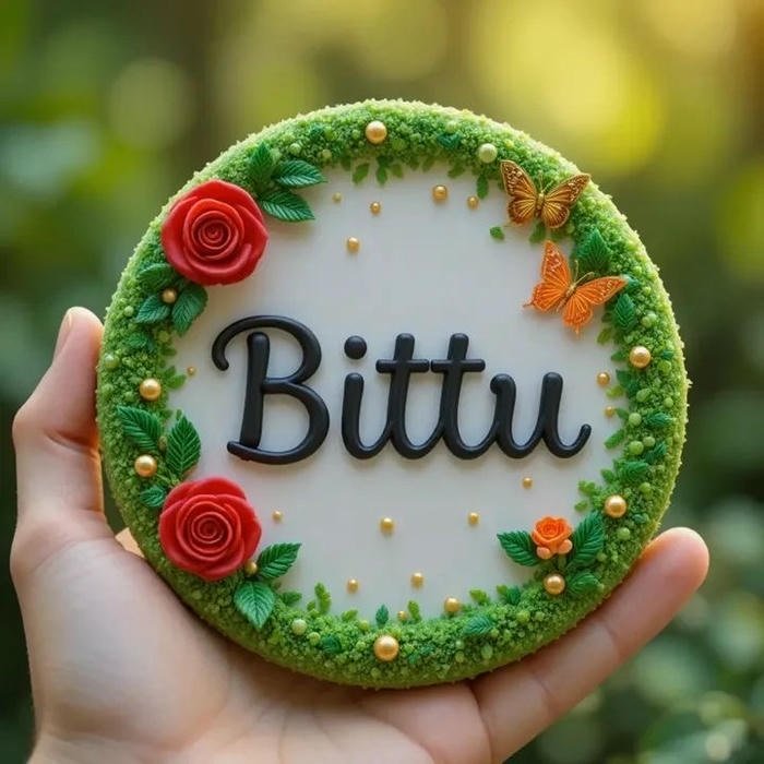 Strong fearless energy aura bittu name dp