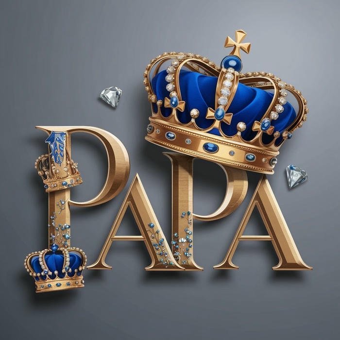 Strong vibe Papa name dp look