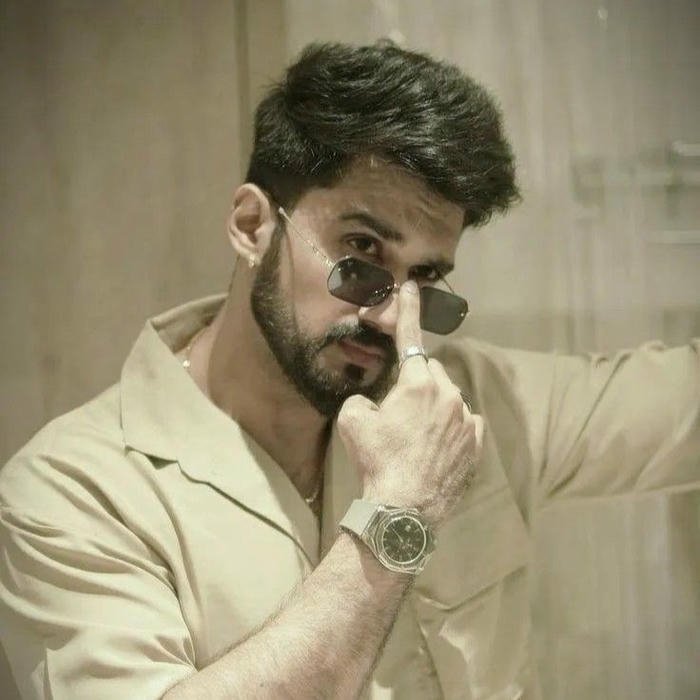 Stylish boy dp download cool man adjusting sunglasses beige jacket