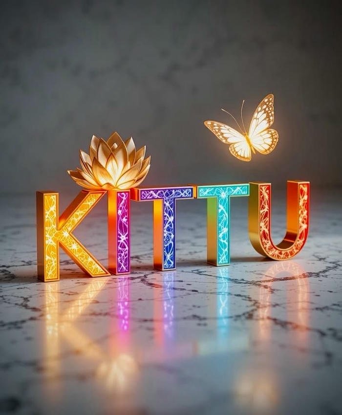 Stylish social media Kittu name dp