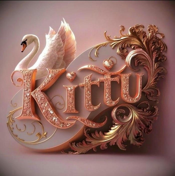 Sweet charm Kittu name dp display