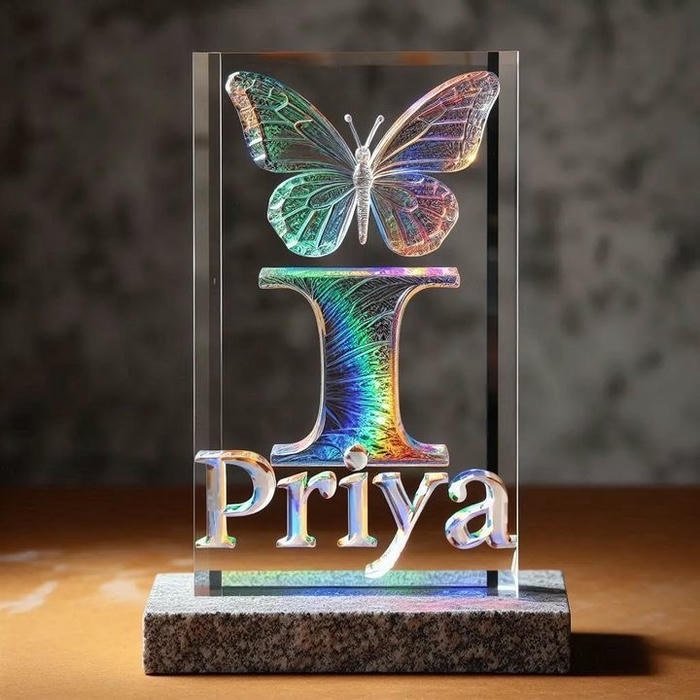 Trendy avatar idea using priya name dp
