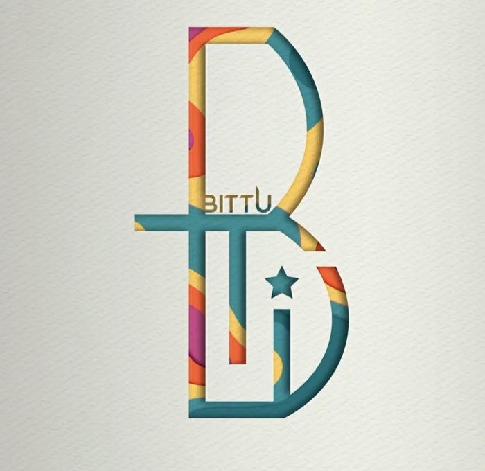 Trendy social media look bittu name dp