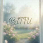 Urban skyline sparkle aesthetic bittu name dp