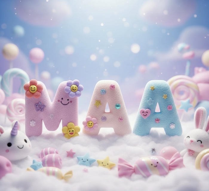 Warm sunshine maa name dp design