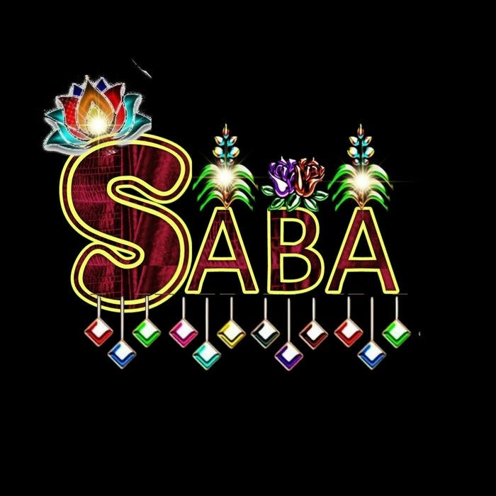 Youthful charm girl saba name dp style