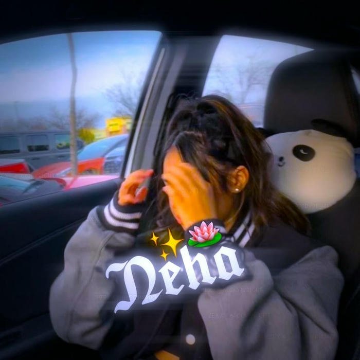 aesthetic mood captured by neha name dp