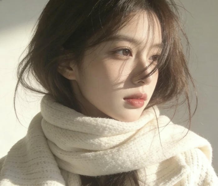 black white aesthetic girl profile dp