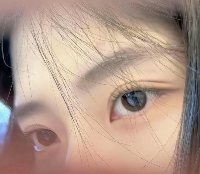 blur background girl eyes pic dp