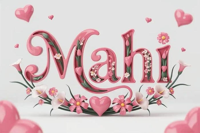 calm elegance speaks in mahi name dp