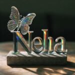 calm heart aesthetic named neha name dp