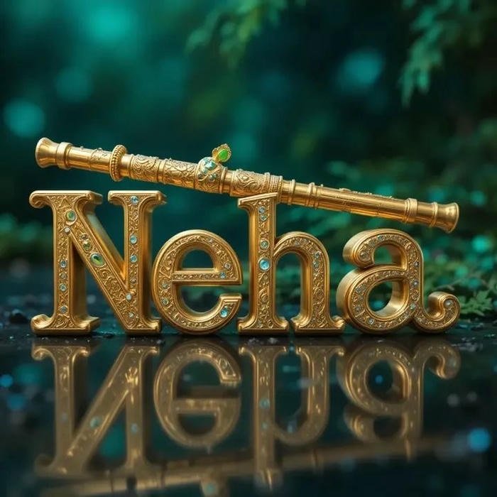 dreamy silence resting in neha name dp