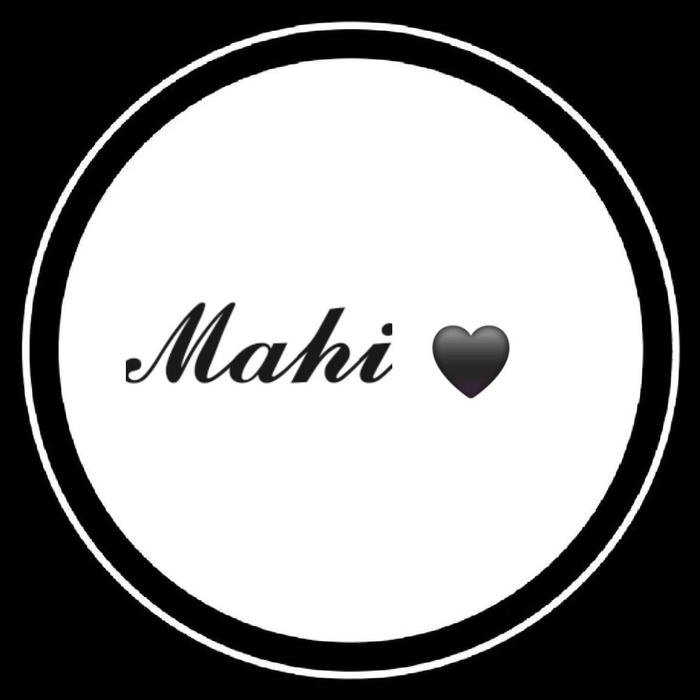 emotional connection through mahi name dp