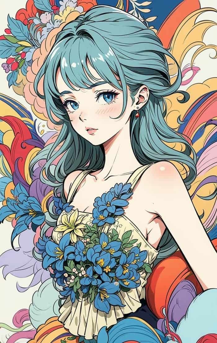 girls digital dp for cartoon instagram