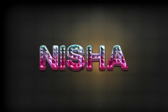 harmonic beauty styled as nisha name dp
