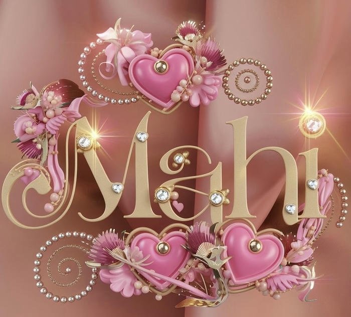heartfelt expression mahi name dp