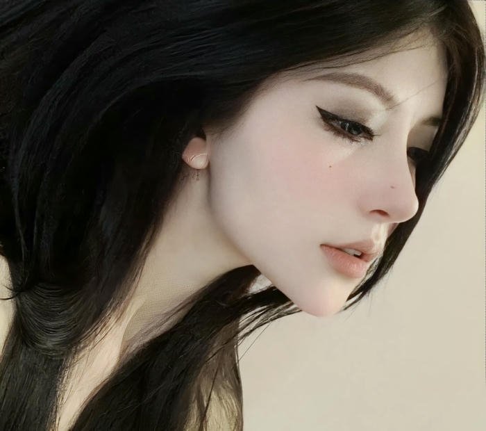 indoor aesthetic portrait girl profile dp