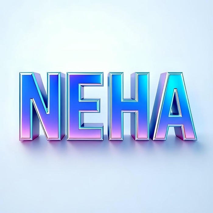 inner peace reflected by neha name dp