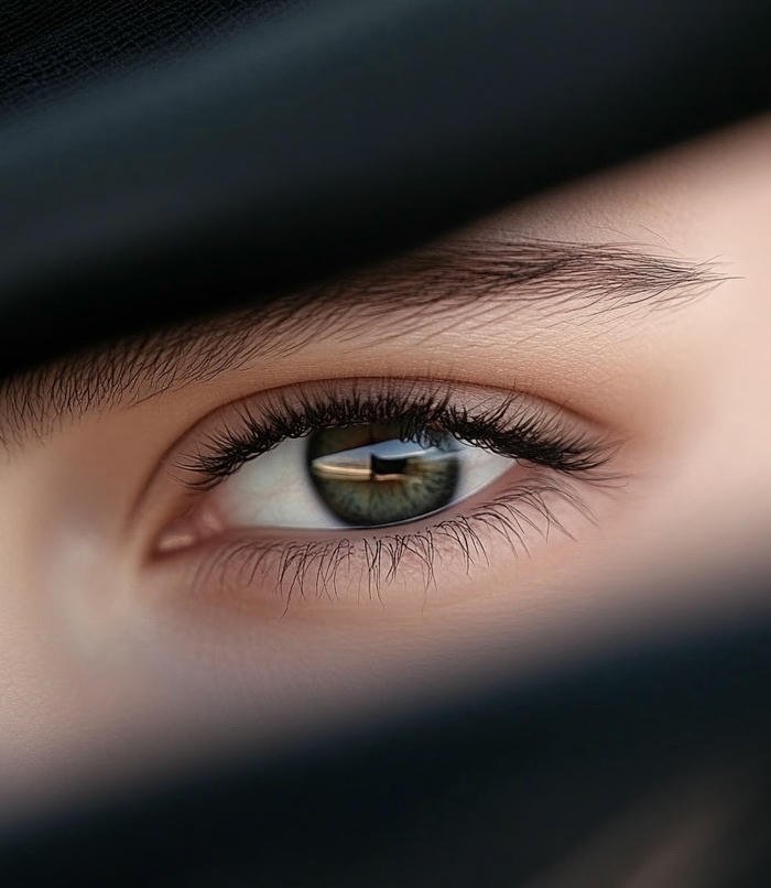 intense stare girl eyes pic dp