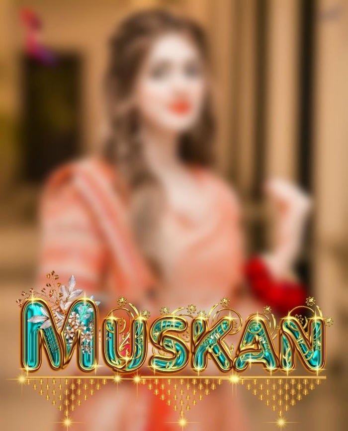 muskan name dp speaking silent confidence