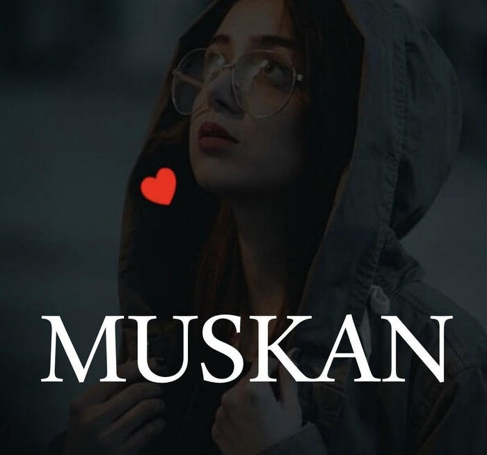 muskan name dp with soft modern touch