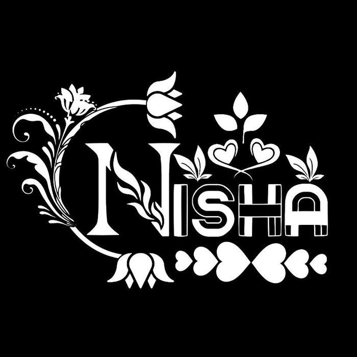 refined calm written into nisha name dp