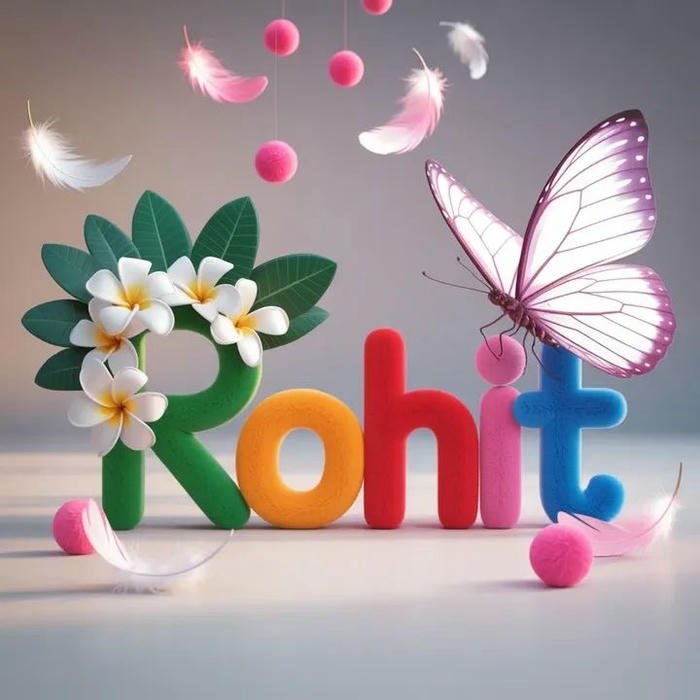 rohit name dp sharp masculine energy tone
