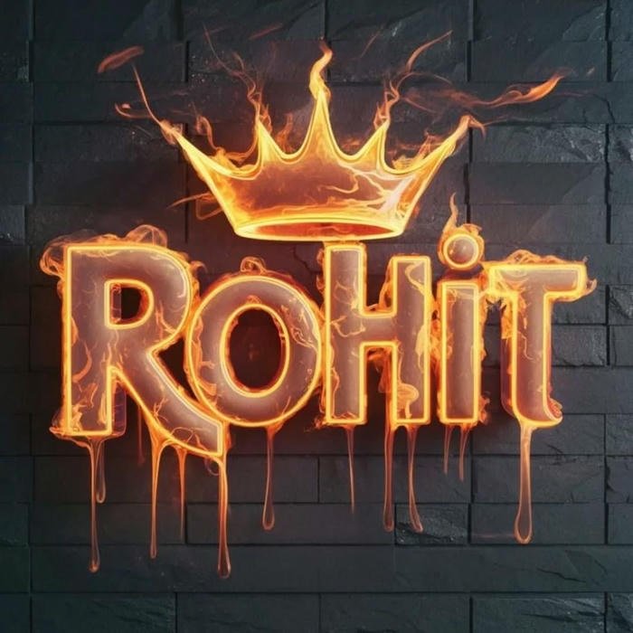 royal blue aesthetic rohit name dp