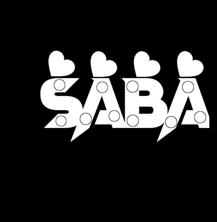 saba name dp golden aura serene beauty