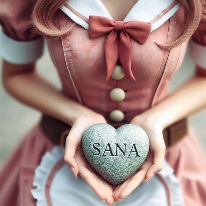 sana name dp elegant classy young woman