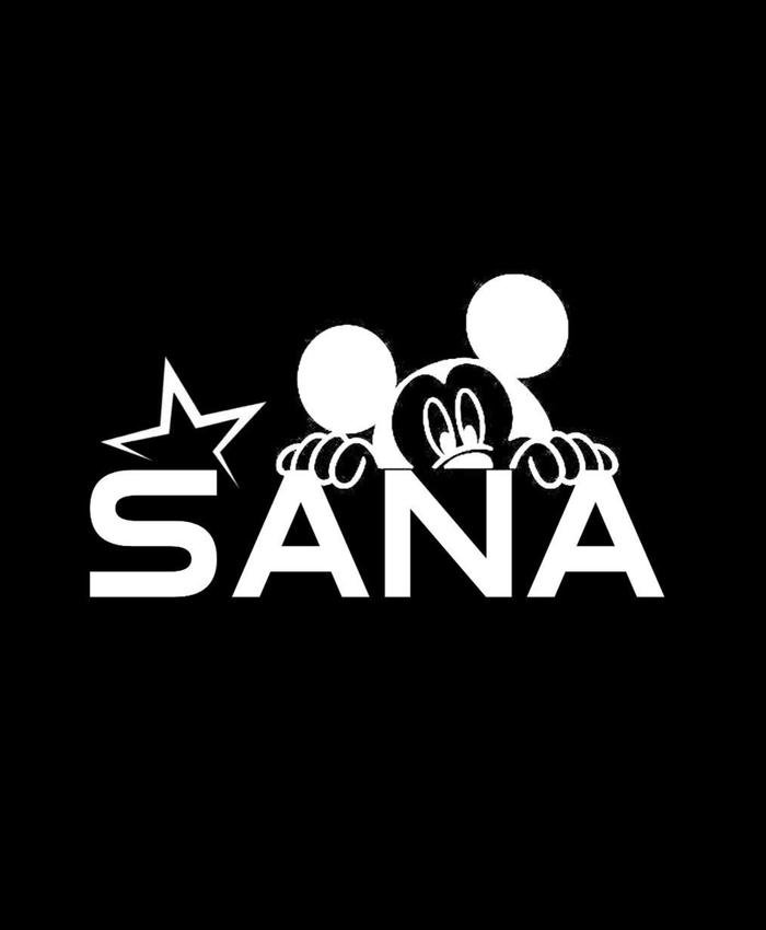 sana name dp royal elegant girl portrait