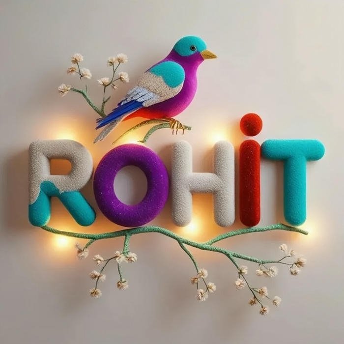 simple classy mood rohit name dp