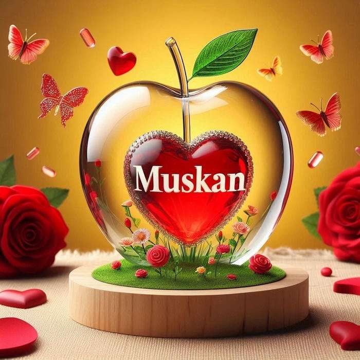 simple look deep meaning muskan name dp