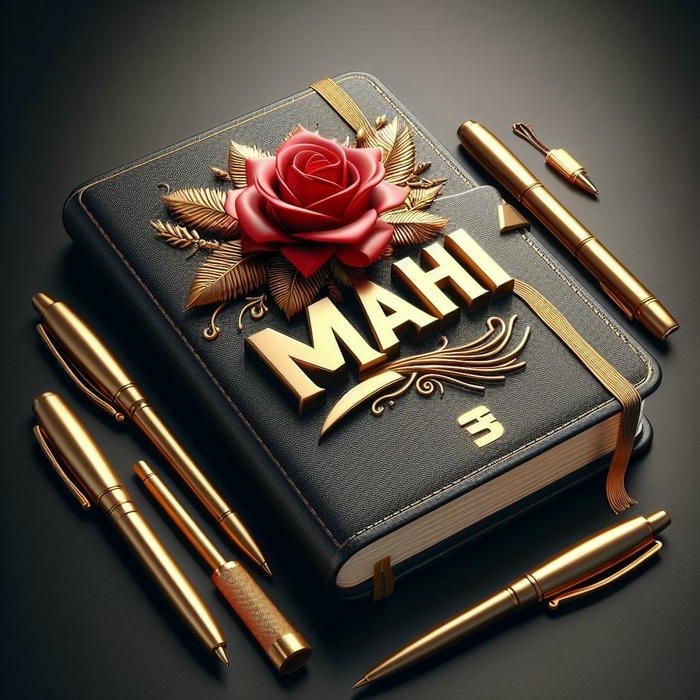 soft heart hidden inside mahi name dp