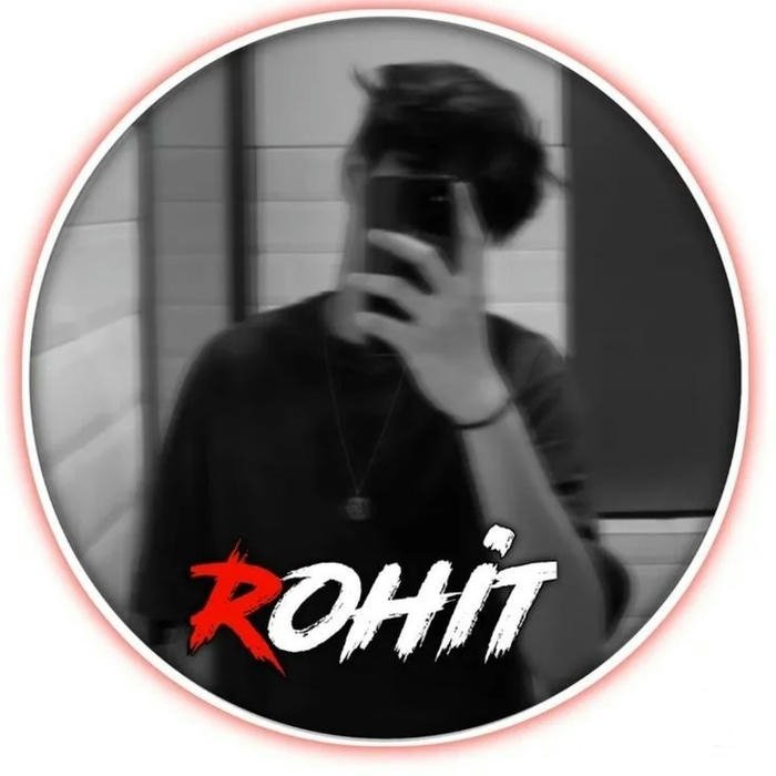 subtle glow aesthetic rohit name dp