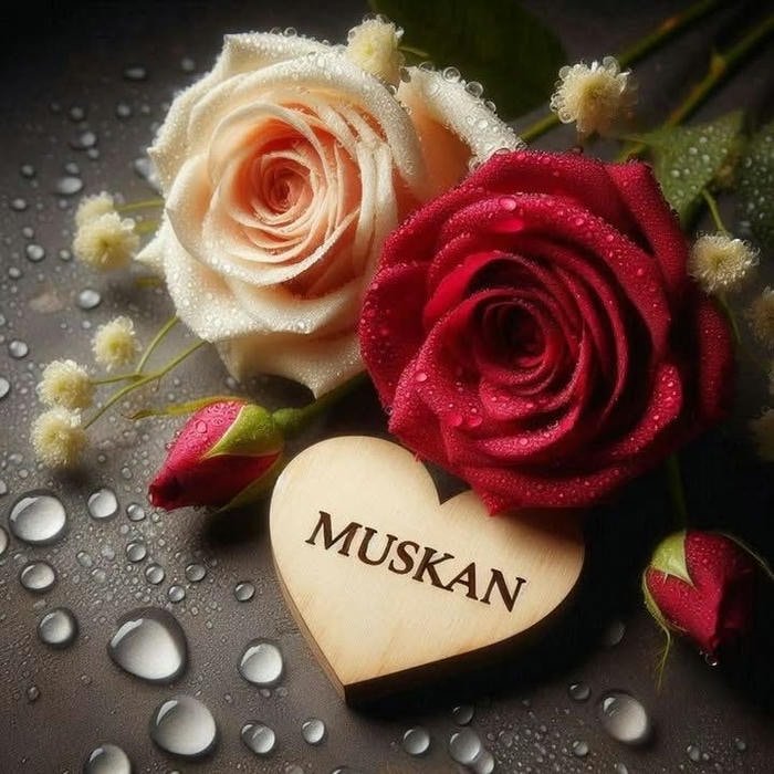 sweet personality shown through muskan name dp