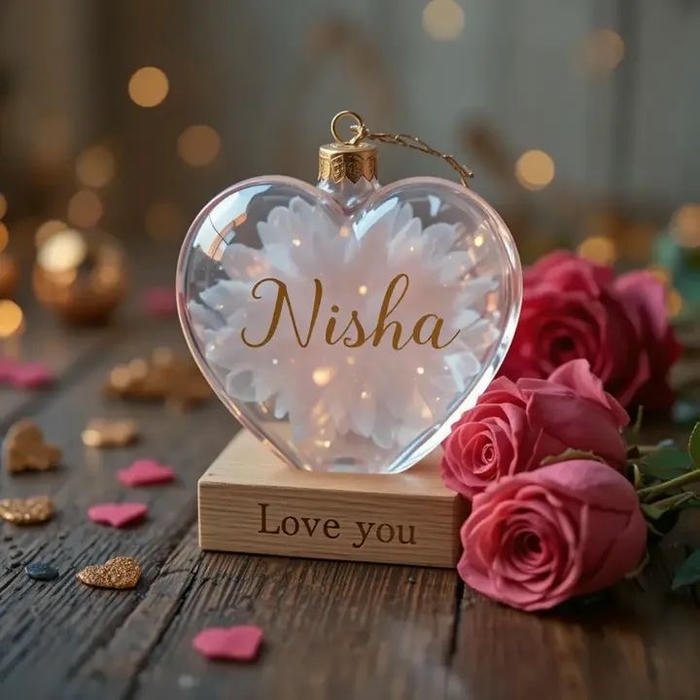 timeless softness living inside nisha name dp